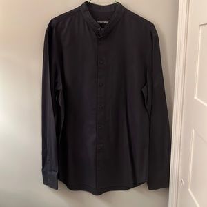 Men’s M Emporio Armani Navy Dress Shirt